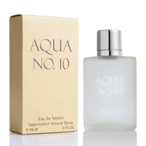 Urban Collection Aqua No 10 for Men Eau De Parfum 100ml Fresh Aquatic Fragrance with Bergamot Marine & Cedarwood Notes in Elegant Paper Box Bold Confident Scent