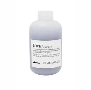 DAVINES Love Smoothing Shampoo 8oz - Soft Creamy Foam for Frizzy Hair - Gentle Cleansing Formula - 250ml