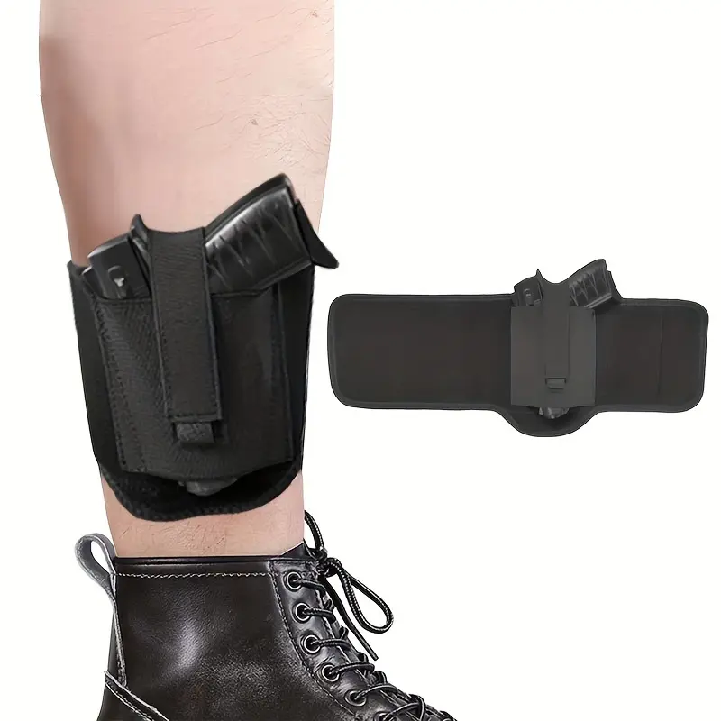 carry pistol holster 380 and 9mm Ankle Holster - Quick and Silent Extraction - plaid and Durable |   Compatible with: SIG P365 P238 LCP 380 LC9 EC9s G Series 26 42 43, Hellcat, Bodyguard 380, M&P Shield, and 9mm 22 LR backtoschool