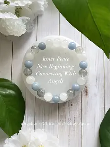 Boho Style Natural Crystal Beaded Bracelet, Bead Bracelets, Fashionable Jewelry for Women & Girls, Trendy All-match & Exquisite Jewelry for Birthday Gift