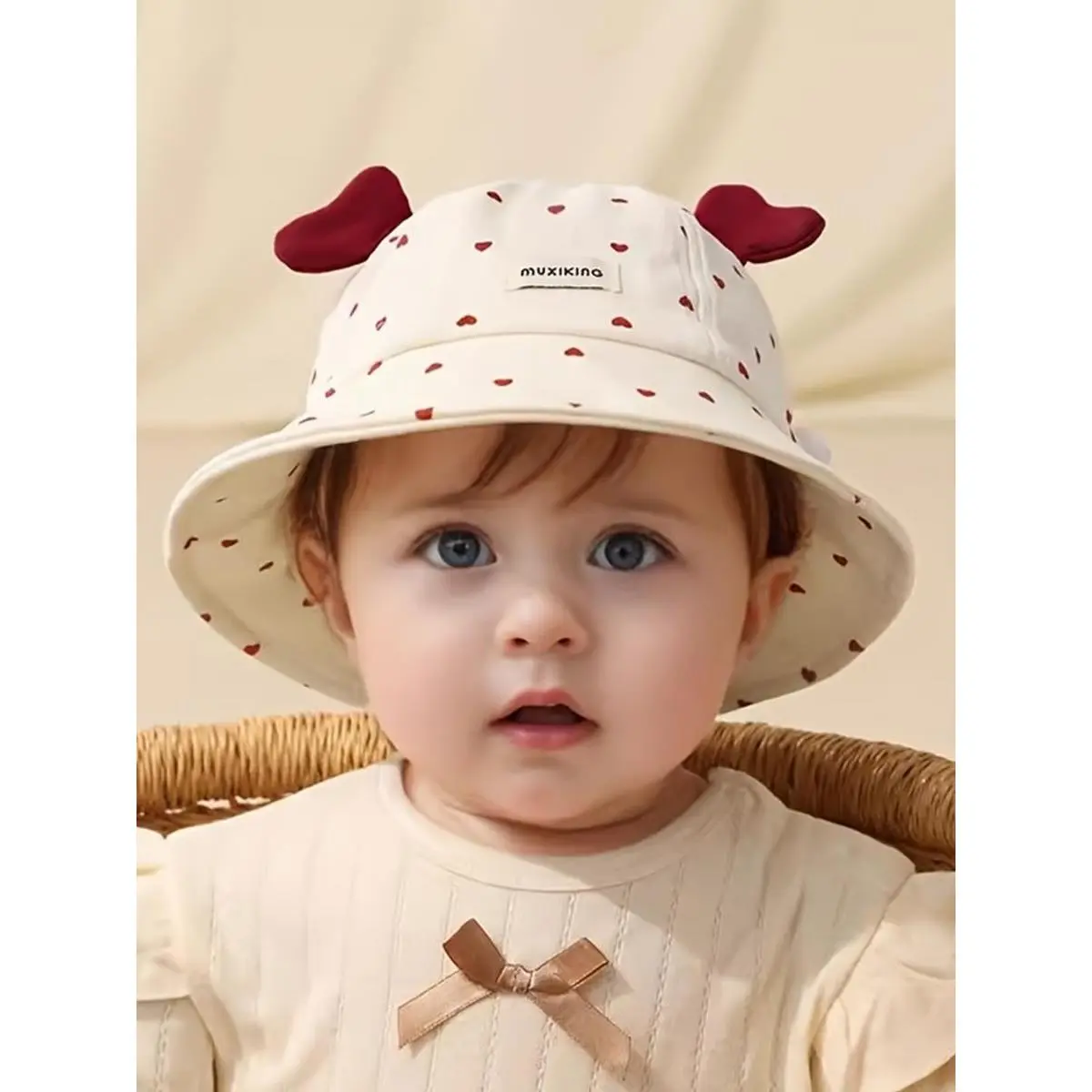 Baby Hat Spring Summer Autumn Sun Protection Cap, Bonnet, Cute Casual Fashion Cartoon Beanie for Outdoor Play Walk Travel, Suitable for 3-12 Months