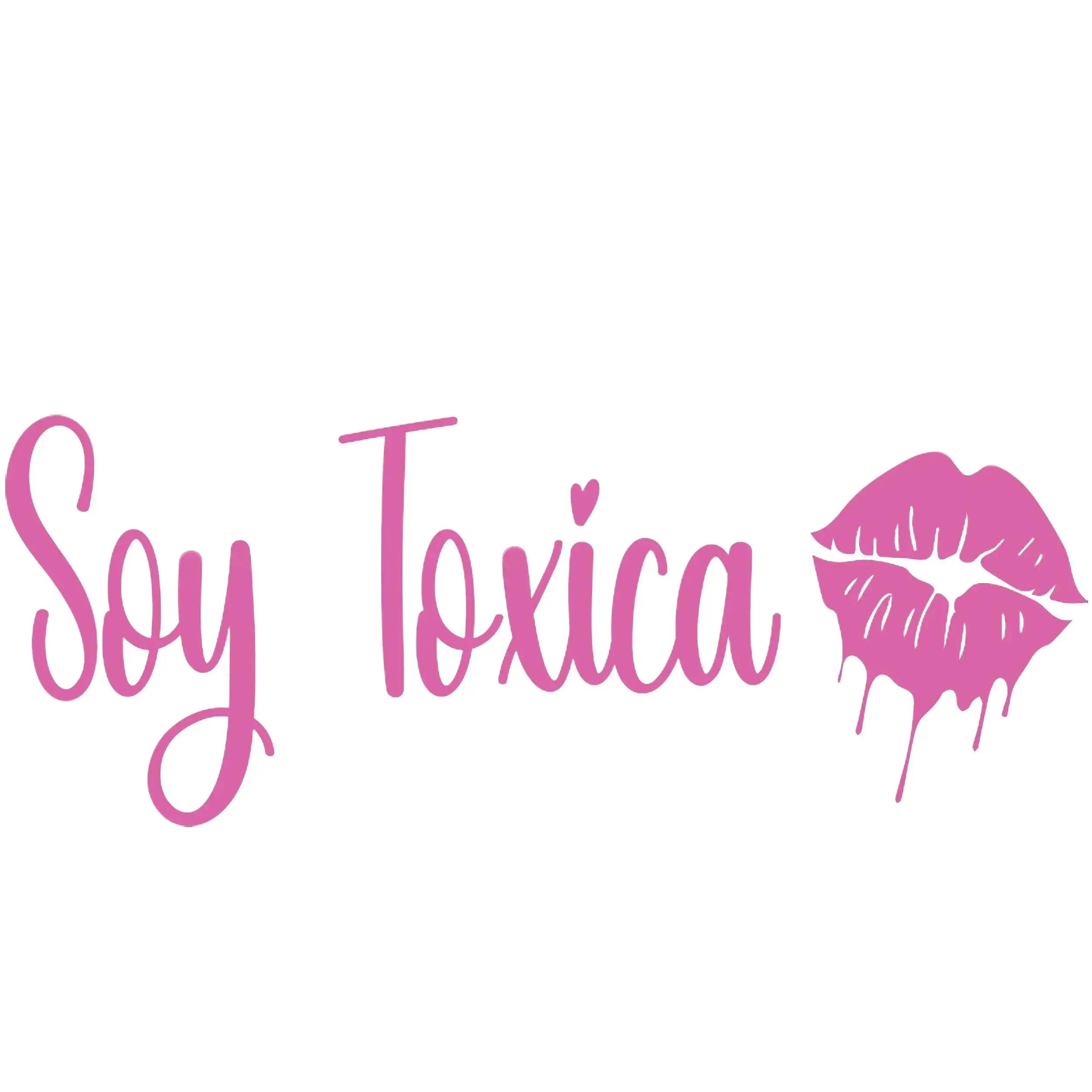 Soy Toxica Custom Decal - Lightweight Personalized Decal for Laptops, Bags, or Clothing with Unique Design Stickers Classic Motorcycle