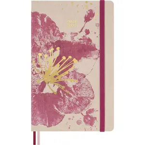 Moleskine Limited Edition Sakura 18-Month Weekly Planner 2026–2027 (July 2026–December 2027), Hard Cover, Large (5" x 8.25"), 208 Pages