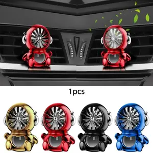 Car Fragrance Diffuser, 4ML Essential Oil Holder, Creative Car Decorative Accessory, Long-Lasting Fresh Scent, Air Vent Fan Decoration
