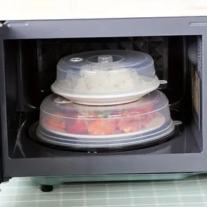 Microwave Splash-Proof Oil Bowl Lid, Transparent Plastic Food-Grade Cover, Easy-Clean Kitchen Utensil for Various Bowls, Kitchenware, Kitchen Utensils Gadgets