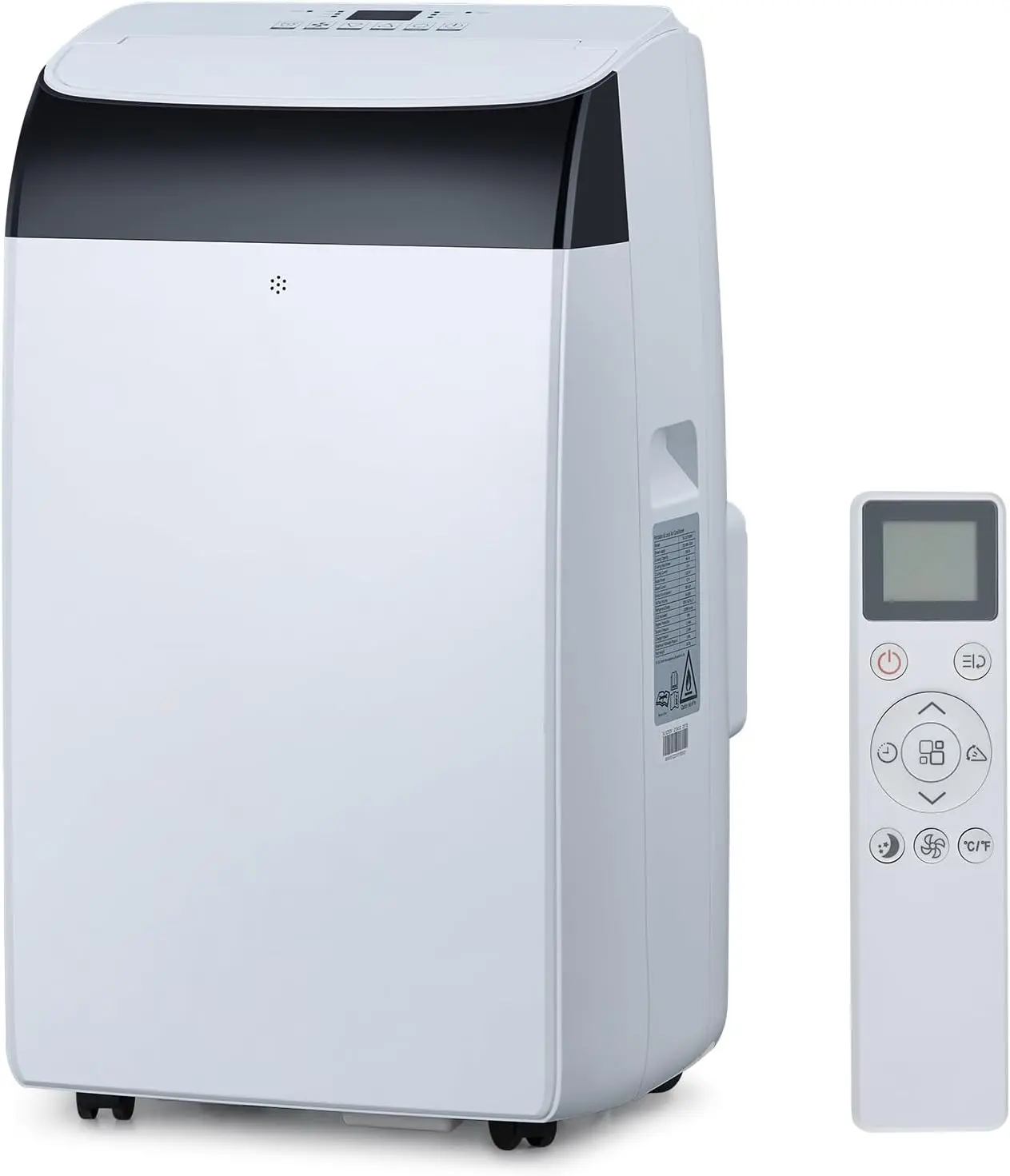 CuisinAid 3-in-1 14000BTU Portable Air Conditioner Unit - Residential, Easy-to-Use Controls, Adjustable Temp, Energy Saver, Digital Display, Sleep Mode, Auto Swing, Fan Speeds, Dehumidifier, Lower Utility Costs, for Medium to Large Rooms Up to 700 Sq Ft