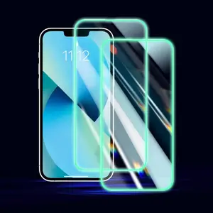HD Luminous Clear Phone Screen Protector, 2 Counts Full Coverage Phone Screen Protective Film, Phone Accessories Compatible with iPhone 16 15 14 13 12 11 Pro Max, Cases, Protection