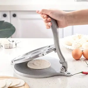 Manual Pressing Machine 16/20 Cm Aluminum Alloy Pizza Pie Maker Tool, Mexican Tortilla Dough Press, Homemade Pancake Kitchen Utensil