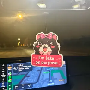 Vanilla Car scents hamster Original Design Car Air Freshener Long-lasting Fragrance Lightweight Easy to Hang Fits all Cars Rearview Mirror Aesthetic Interior Decor Gifts for Friends Family or Yourself