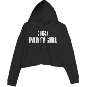 365 Party Girl Brat Girl Summer Cropped Hoodie Sweatshirt
