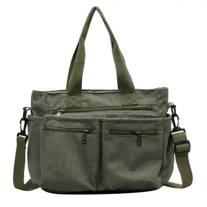 BIGWIG Women's Polyester Crossbody Tote Bag, Cute Large Office Work Bag with Top Handles & Adjustable Strap, Multi-Pocket Commuter Accessory