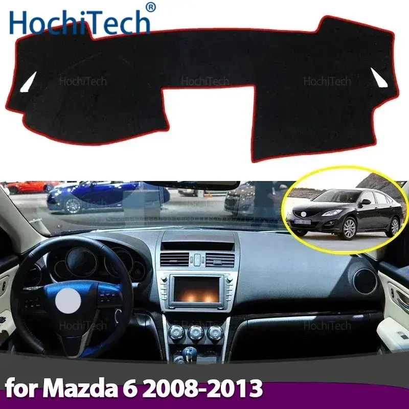 Car Dashboard Cover Avoid Light Pad Instrument Panel Mat Case Carpets for Mazda 6 2008-2013 GH Atenza 2009 2010 2011 2012