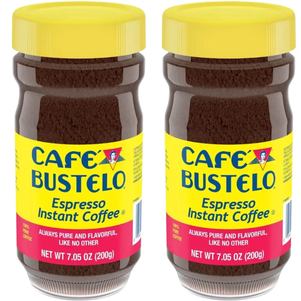 Café Bustelo Espresso Instant Coffee, Dark Roast, 7.05 oz. - 2 Pack