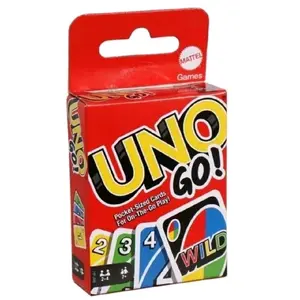 UNO Go Mini Card Game Mini Travel Pocket Sized Cards