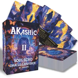 Akashic Soul Journey Tarot – 78-Card Deck for Soul Growth, Inner Healing, and Akashic Record Exploration – Spiritual Oracle Cards for Beginners and Practitioners Tarot Card Decks Tarot Card Set