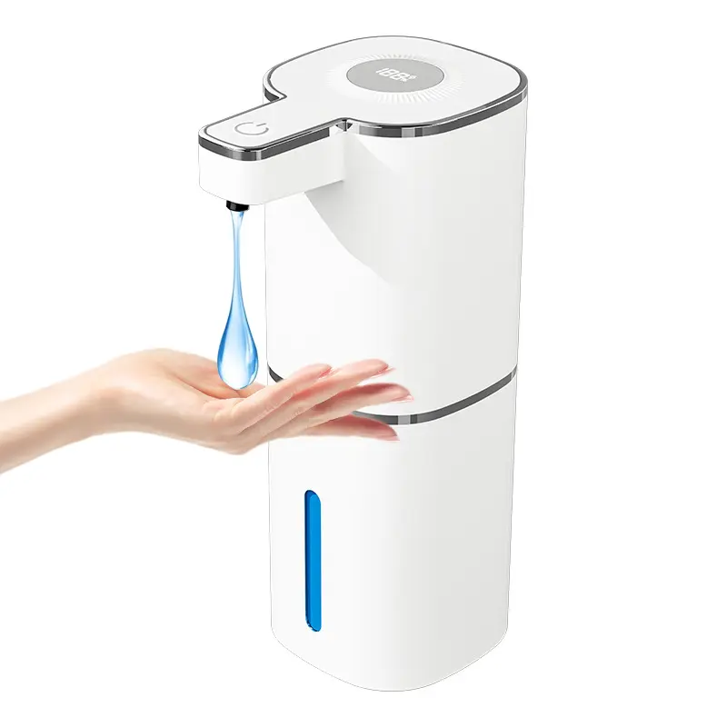 Automatic Touchless Foaming Soap Dispenser – 14oz/400ml Hands-Free Sensor Pump – USB-C Rechargeable, 4-Level Adjustable Volume, IPX5 Waterproof – Wall Mount or Countertop for Bathroom & Kitchen