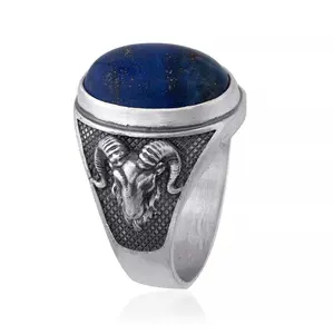 Aries Lapis Gemstone Ring