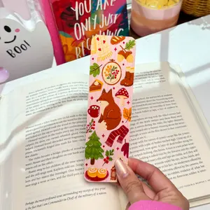 Autumn Fox Bookmark – Cozy Fall Aesthetic Gift for Book Lovers