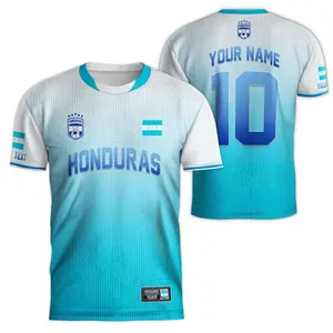 Custom Honduran Soccer Jerseys for Men and Kids - Personalized Retro Jerseys for Honduras Players - Customized Jersey