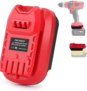 Universal Adapter for Craftsman V20 Tools Compatible with DeWalt MAX XR & Milwaukee M18 Batteries Non-Charging Battery Adapter