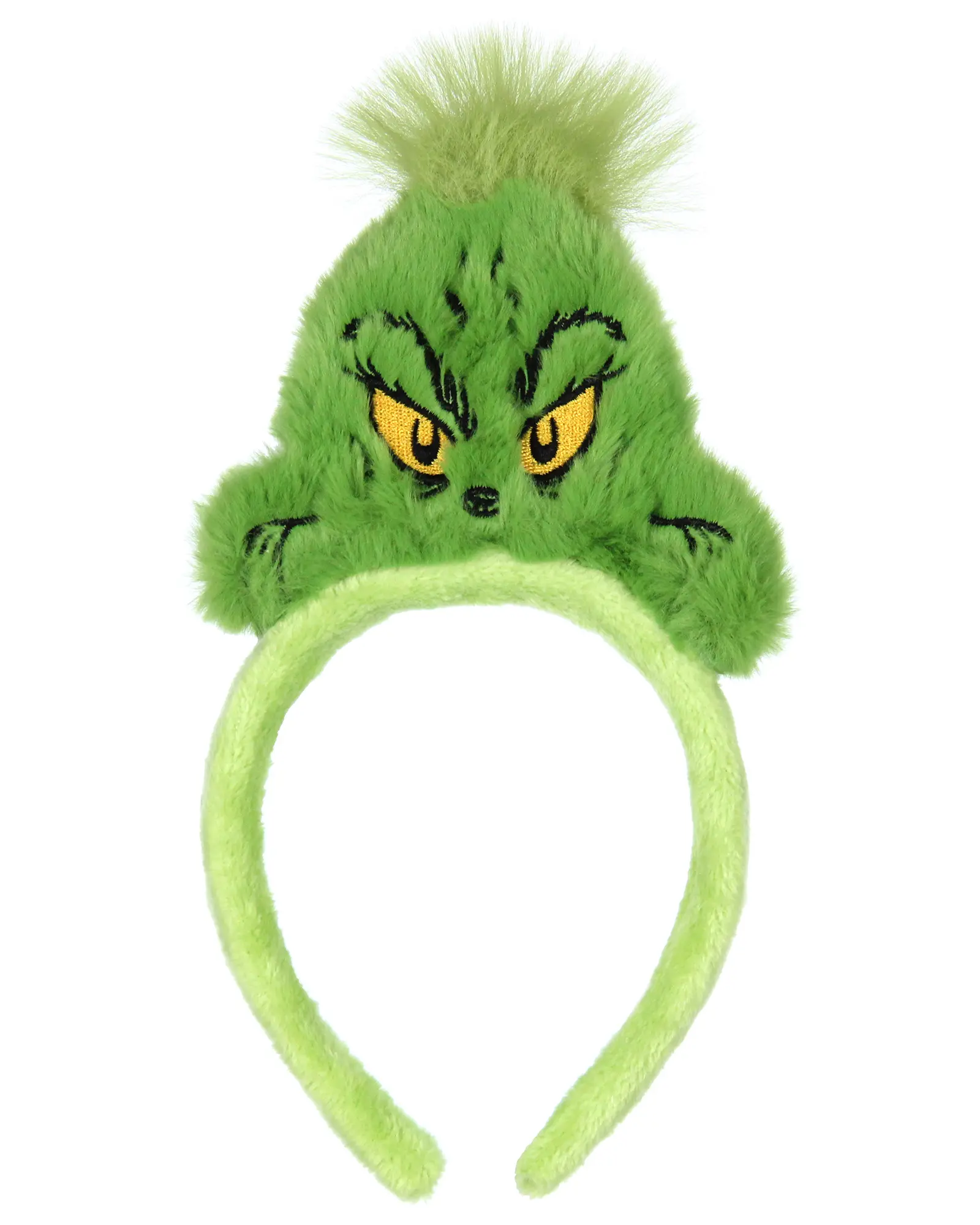 Dr. Seuss How The Grinch Stole Christmas Headband Embroidered Character Fabric Hairband Hair Accessory