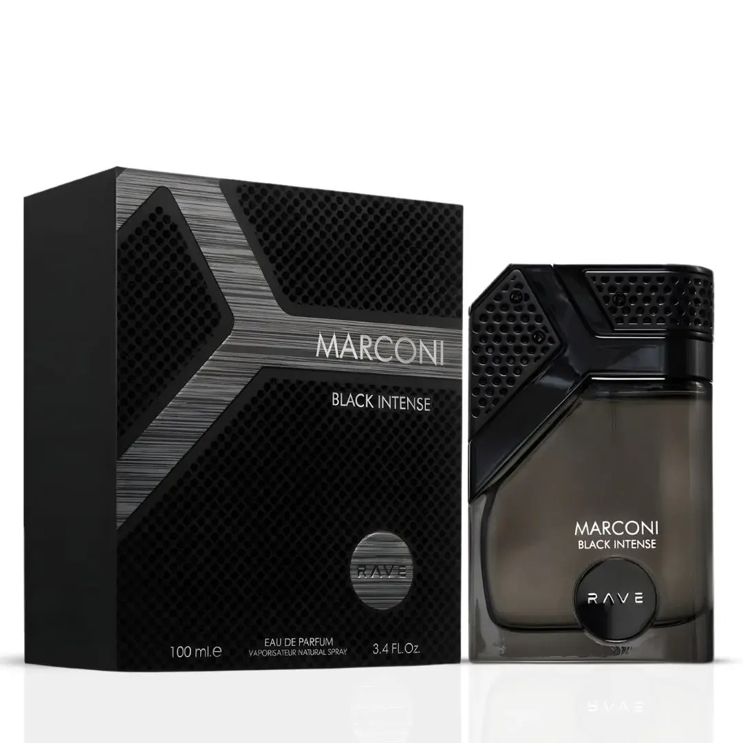 Marconi Black Intense Eau de Parfum Spray 100ml (3.4 oz) by Rave