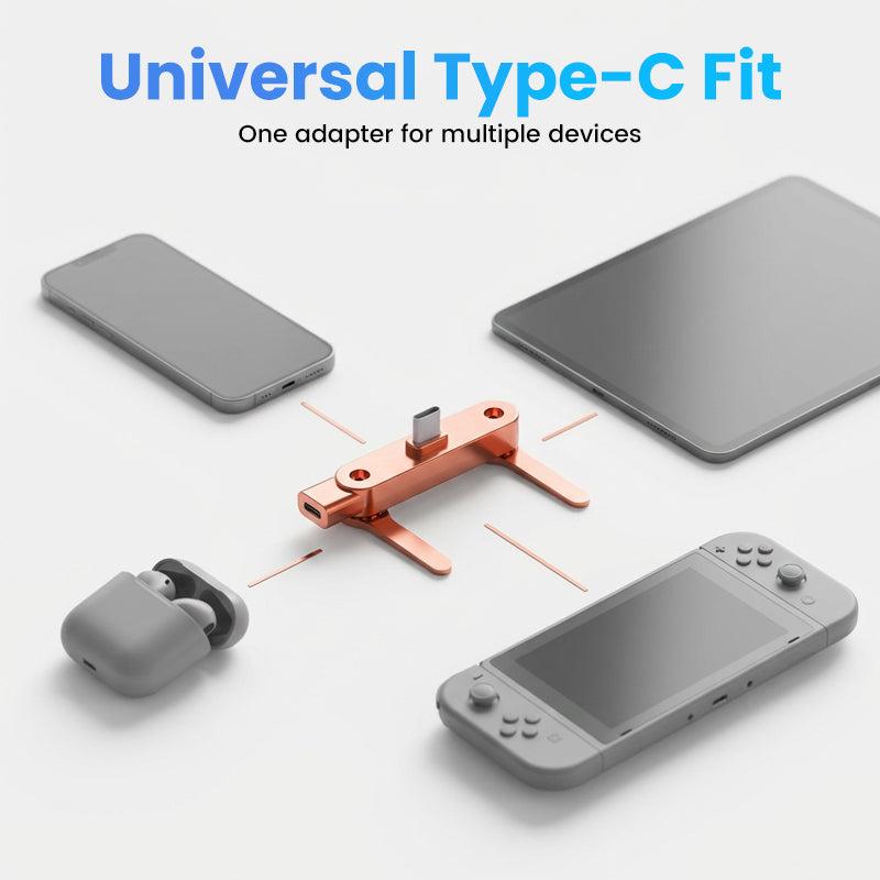 Fast Charging Adapter with 360° Foldable Phone Stand 240W High-Power PassThrough Ergonomic U-Shaped Design Compact Portable Type-C Compatibility Fast Charging Adapter with 360° Foldable Phone Stand 240W High-Power PassThrough Ergonomic U-Shaped Design Compact Portable Type-C Compatibility