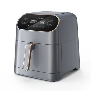 Air Fryer, 9 Quart 6-in-1 Electric Hot XL Airfryer Oven Oilless Cooker, Large Family Size LCD Touch Control Panel and Nonstick Basket, ETL Certified, 1750W