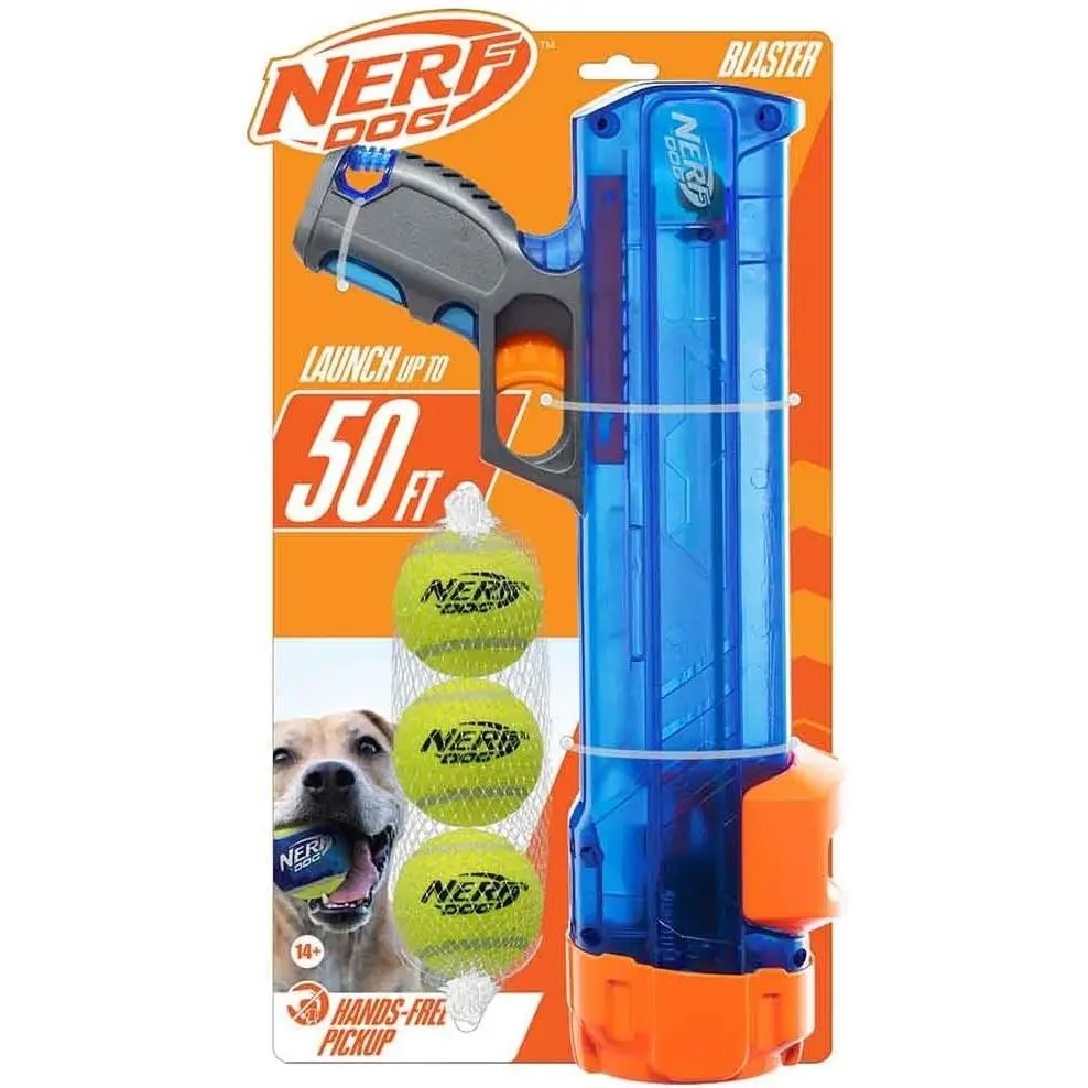 Nerf Dog Tennis Ball Blaster Fetch Toy Set