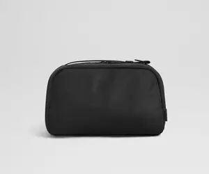Large Toiletry Bag in Jet Black Large Toiletry Bag in Jet Black