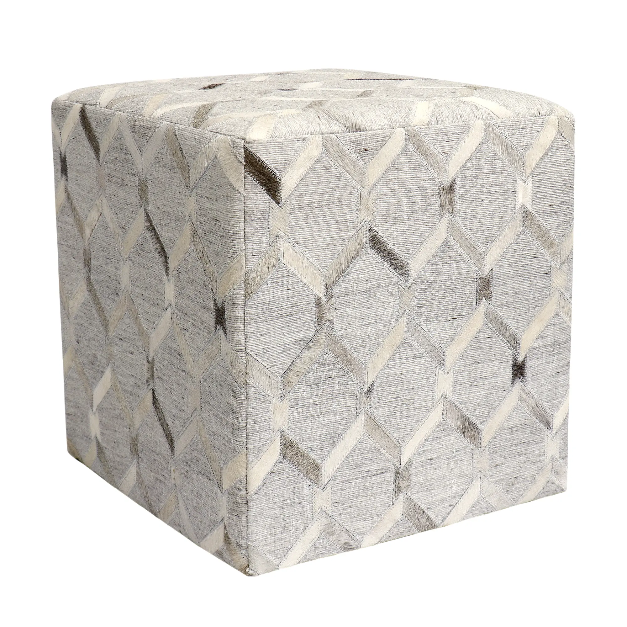 Galaxy Cowhide Cube Ottoman Galaxy Cowhide Cube Ottoman