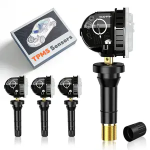 TPMS Pre-Programmed 315MHz Tire Pressure Monitoring Sensor Compatible with Ford Explorer(2015-2024)|Edge(2015-2023)|Mustang(2015-2024)|Transit150/250/350(2019-2021)/OE#F2GZ1A189A/(Set of 4)