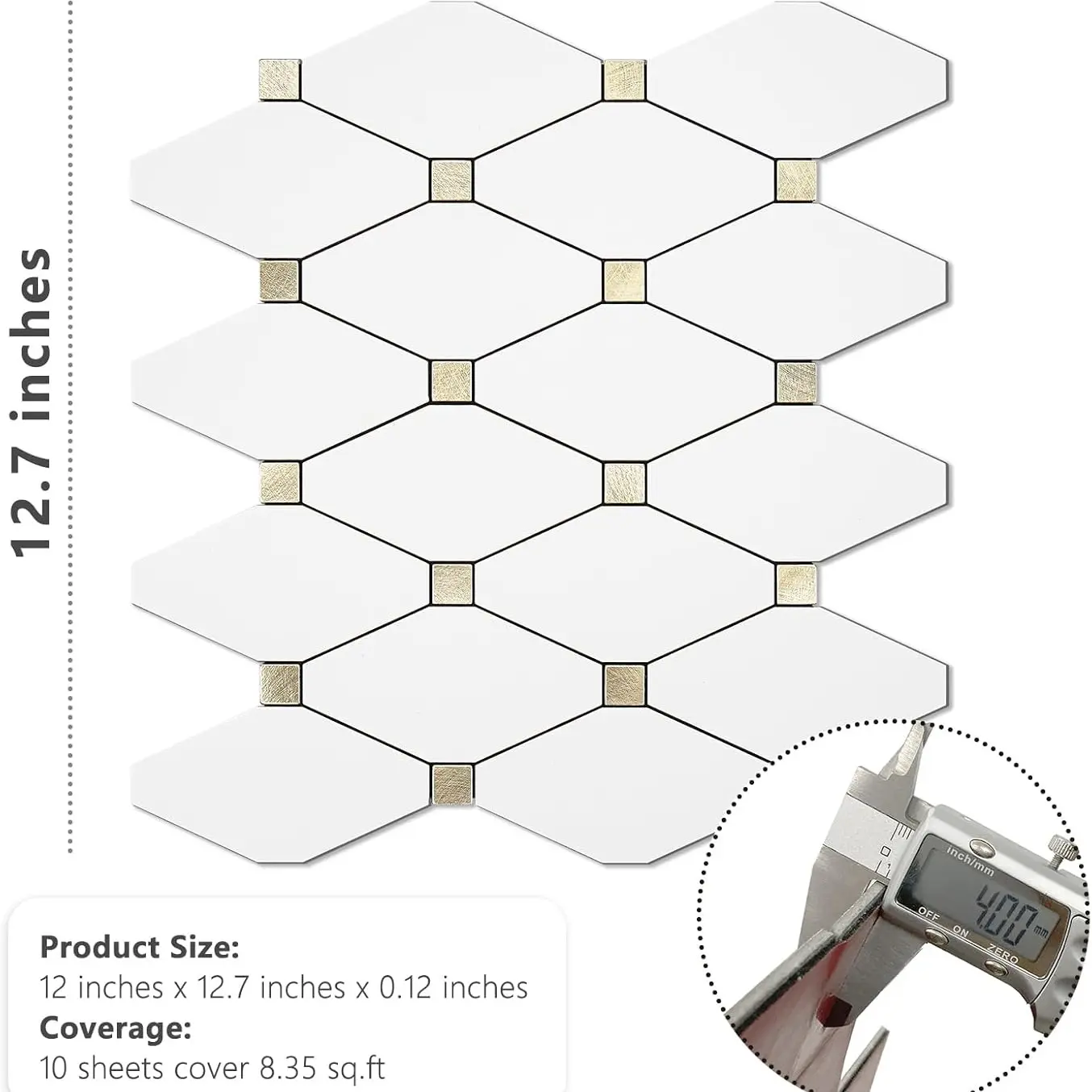 Pure White Mixed Metal