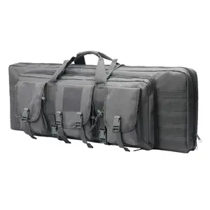 32 38 42 48 inch Tactical Double Rifle Case Rifle Bag Sniper Airsoft Gun Case Backpack Hunting Gun Holster