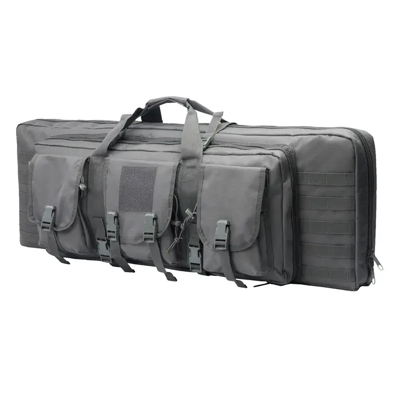 Tactical Double Rifle Backpack with Straps, Handles, MOLLE System & Polyester Tactical Gear, 14*32*41 in Multi-Size (32-48 in) for Hunting & Outdoor Activities, Sniper, 32-48 Inch