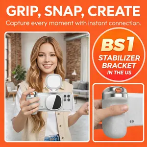 Magnetic Phone Camera Grip with Wireless Shutter – DSLR-Style Ergonomic Handle with 1/4” Mount for iPhone & Android, Perfect for Vlogging, Selfies & Stable Video #SummerVibes