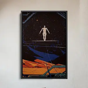 Sier Surfer Vintage Wall Art Poster - Retro Comic Print For Collectors & Fans