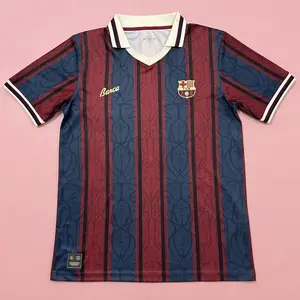 FC Barcelona 2025/26 125th Anniversary Retro Jersey Premium Cotton Blend Football Shirt