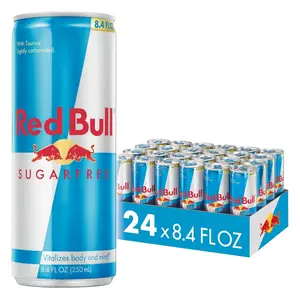 Red Bull Sugar Free Energy Drink with 80mg Caffeine plus Taurine  B Vitamins, 8.4 Fl Oz, 24 Cans