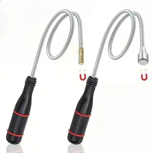 2-Piece Magnetic Clamps and Lifters, Flexible Magnetic Rod, Quick Release Lock, Ideal for Auto Repair, DIY Projects