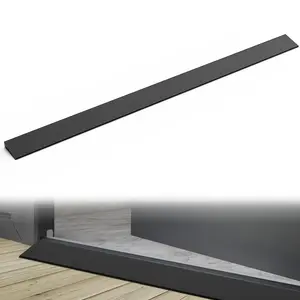 Nilight 0.4Inch Rise Threshold Ramp for Doorways, 39.4Inch Wide Low Profile Cuttable Rubber Access Door Ramp for Doorway, Curb, Home Steps, Bathroom