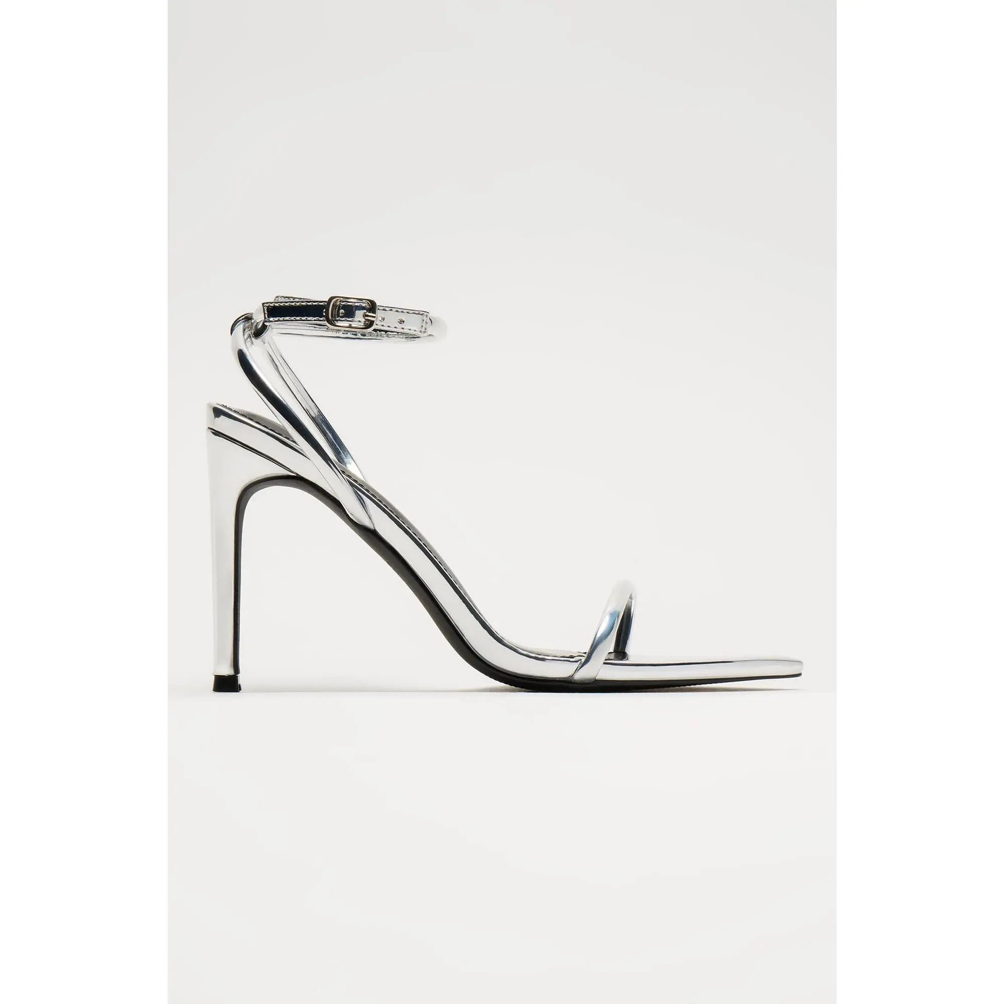 Take Me Places Heeled Sandals - Silver