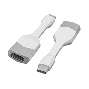 USB-C to hdmi Compact Adapter,Typec Phone to TV Screen mirroring 4K@60Hz 2K@144Hz 1080P,Compatible for iPhone 17/16/15,iPad,Galaxy,MacBook,iMac,Dell,Surface Book,Laptop,Thunderbolt