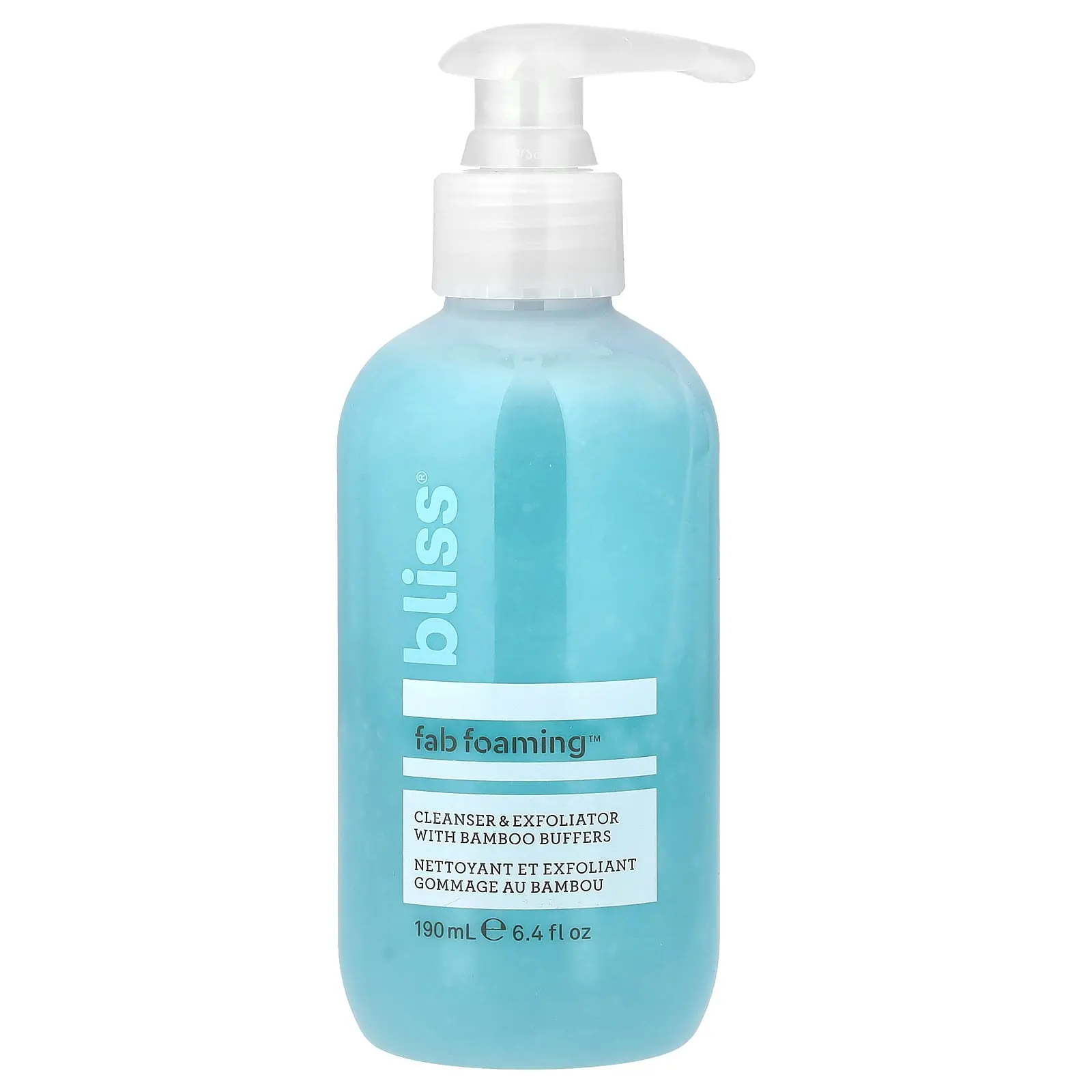 Bliss Fab Foaming 2-In-1 Cleanser & Exfoliator, 6.4 fl oz (190 ml)