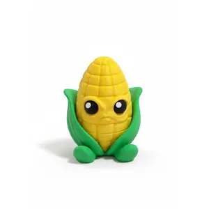 Cautious Corn Secret Stash Jar — 3D Printed Hidden Compartment Desk Buddy
