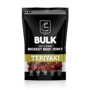 7oz Teriyaki -  All-Natural Brisket Beef Jerky - Gluten-Free
