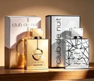 ARMAF Club De Nuit Women's & Sillage Eau de Parfum Bundle Unisex Fragrance Edp Duo Set, 3.6oz Original Dubai Spray, Citrus Woody Musk Aromatic Unisex Fragrance with Wood, Floral Fruity Luxury Gift