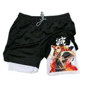 Kyōjurō Rengoku "Anime" Gym Shorts
