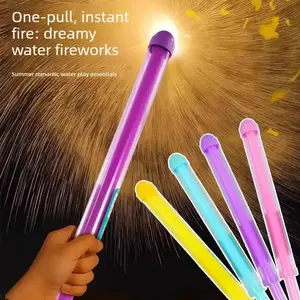 Fireworks water gun children's toys, water spray cannon, water fight, high-pressure water gun, drifting pull-out design, photo atmosphere.