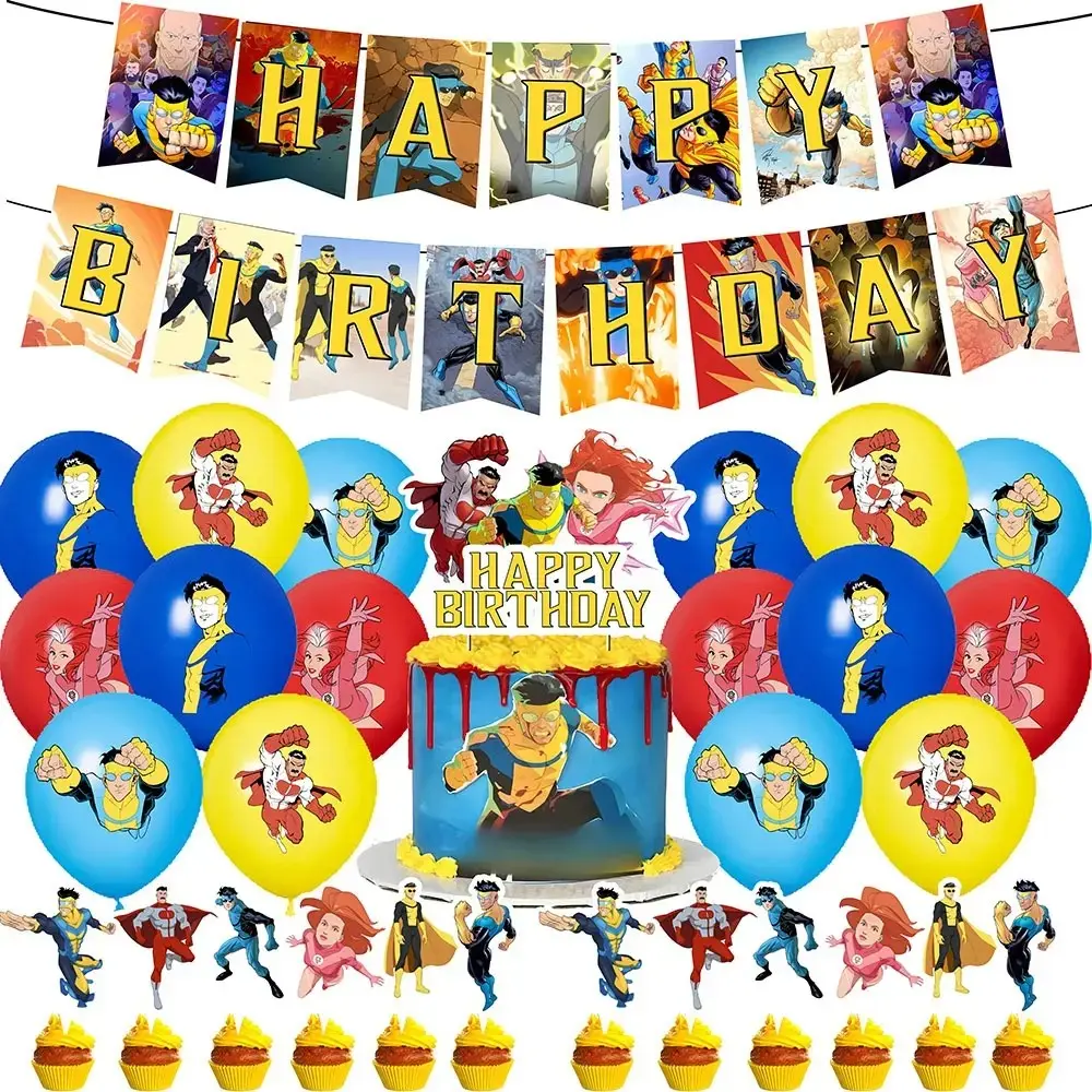 Invincible Season Birthday Party Balloons - TikTok Shop